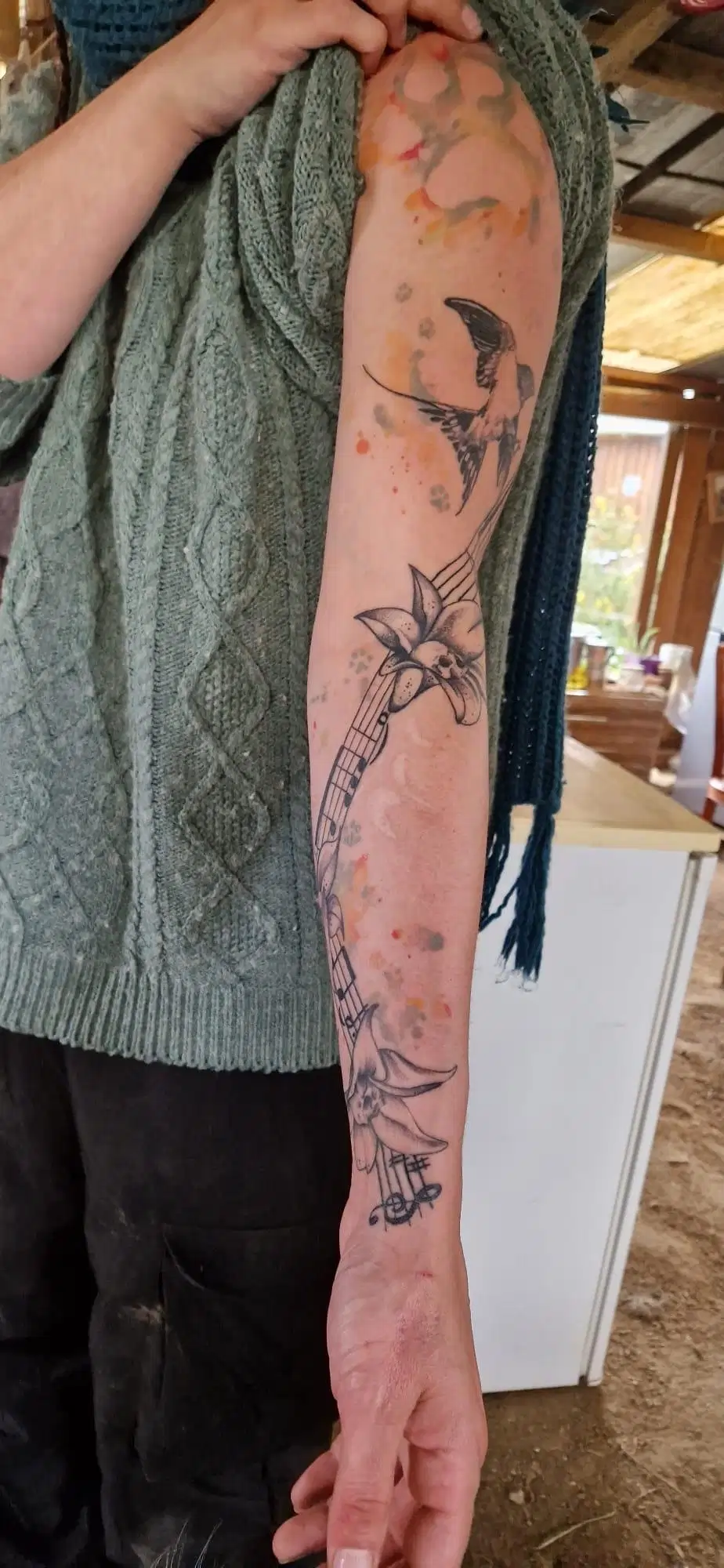 Tatouage Semi réaliste - Ward Ink Black